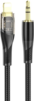 Аудиокабель Hoco UPA25 Transparent Discovery Edition Digital audio conversion cable iP Black (6931474791153)