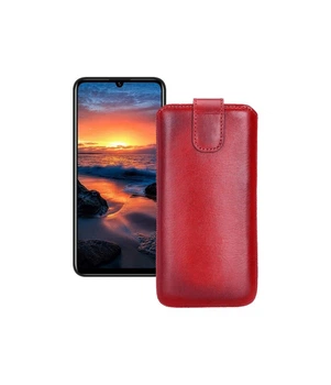 Витяжка зі шкіри для телефону Oukitel C33 Червоний