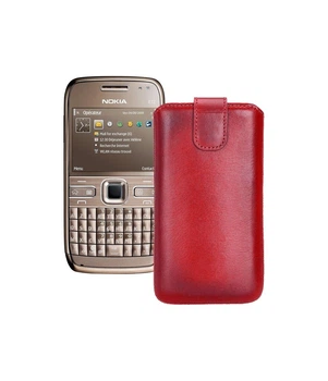 Витяжка зі шкіри для телефону Nokia E72 Червоний