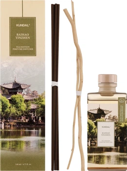 Аромадифузор для дому Kundal Tea Edition Perfume Diffuser Baihao Yinzhen Чашка зеленого чаю 140 мл (8809809428235)