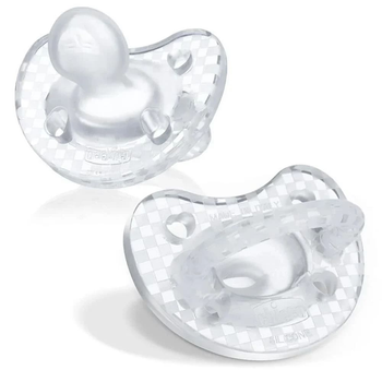Пустушка Chicco Physioforma Crystal силіконова від 6 до 16 місяців, 2шт. 73087.31