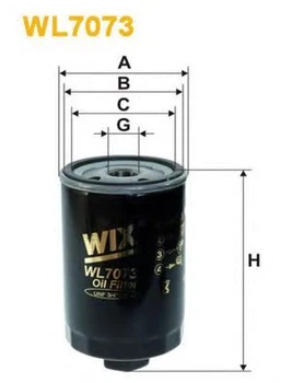 Фильтр масляный Volkswagen Corrado, Golf II, Passat (35I), Polo II (81-94) Wix Filters (WL7073) WIX Filters (WL7073)