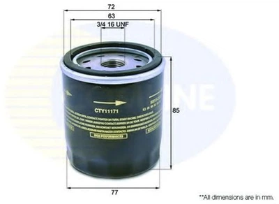Оливний фільтр Comline Lexus, Mini, Subaru, Toyota (аналог WL7172/OC478) (CTY11171)