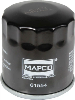 Фильтр масляный (Mapco) Toyota Avensis с97-08г.в. 1.6, 1.8, 2.0, 2.4 Mapco (61554)