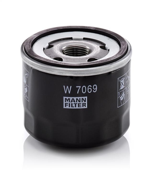 Фильтр масляный MANN-FILTER Honda Civic/CR-V 1.6 i-DTEC 13-/Ssangyong Tivoli 1.6 15- (W 7069)