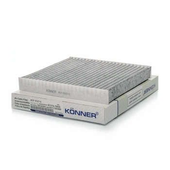 Фильтр очистки воздуха салона угольный KCF-9127-C Könner Mitsubishi Outlander XL (06-), Mitsubishi Lancer X (CY) (07-), Mitsubishi ASX (GA) (10-), Nissan X-Trail (T30) (01-), Citroen C4 (12-), Peugeot 4007 (GP) (07-), Citroen C-Cross (EP) (07-)