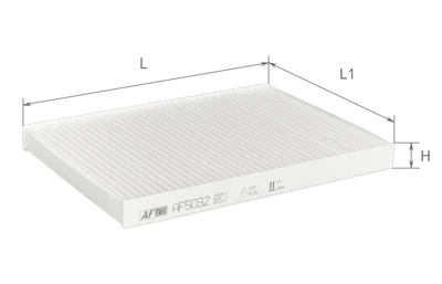 Фильтр салона Alpha Filter AUDI A3; ТТ; SKODA Octavia I; VW Polo; Golf; Bora 1J0819644; 1J0819644A; JZW 819 653 (AF5032)