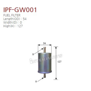Фильтр топливный Interparts IPF-GW001