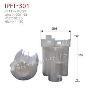 Фильтр топливный Interparts IPFT-301