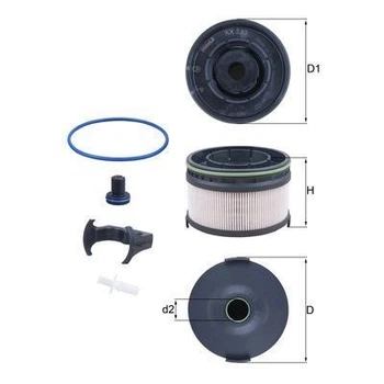 Фільтр паливний MERCEDES-BENZ KX533KIT MAHLE (KX533KIT)