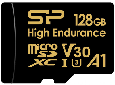 Карта памяти Silicon Power 128GB microSDXC class 10 UHS-I U3 V30 A1 High Endurance (SP128GBSTXDV3V1HSP)