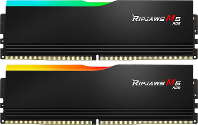 Pamięć RAM G.Skill DDR5-6000 32768MB PC5-48000 (Kit of 2x16384) Ripjaws M5 RGB Black (F5-6000J3636F16GX2-RM5RK)