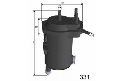Топливный фильтр MISFAT F113A Renault Kangoo, Clio; Nissan Kubistar, Micra, Note; Suzuki Jimny 7701061576, 8200151379, 1640100Q0D