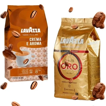 Комплект кави в зернах Lavazza Qualita Oro 900г + кава в зернах Lavazza Crema E Aroma 900г (9712v)