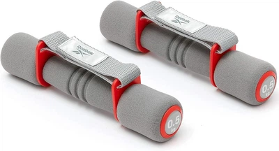 Гантели Reebok Softgrip 2x0,5 кг (RAWT-11060RD) Grey/Red