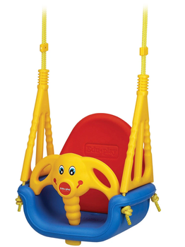 Huśtawka dziecięca Ricokids 3 w 1 Slonik Jumbo 101 (5902596153458)