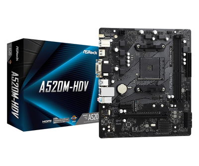 Материнская плата ASRock A520M-HDV