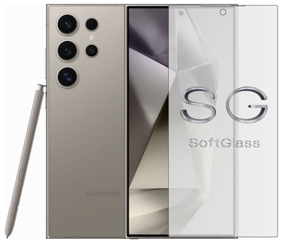 Бронеплівка Samsung Galaxy S24 Ultra на Екран поліуретанова SoftGlass