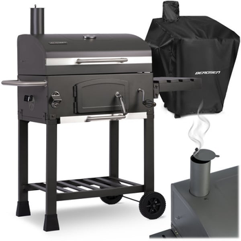Grill węglowy Berdsen BD-891 z pokrowcem Czarny (5903890630355)
