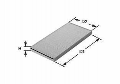 Фильтр салона CLEAN FILTERS NC2062 Opel Vectra, CORSA, Combo; Cadillac Escalade, BLS 1808619, 32026118, 6808601