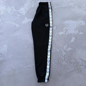 Спортивные мужские штаны с лампасами черный 2XL hark-1232