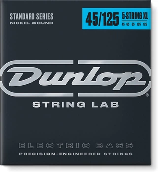 Струны для 5-струнной бас-гитары Dunlop DBN45125XL Extra Long Scale Nickel Wound (R126486)