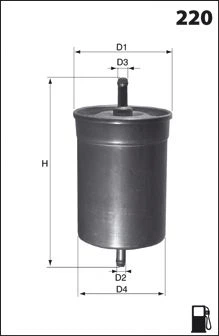 Фильтр топливный Mecafilter ELE6065 Mecafilter (ELE6065)