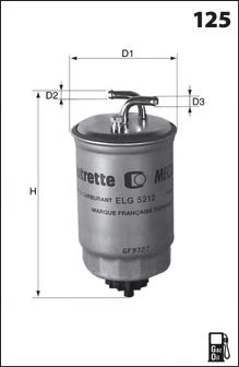 Фильтр топливный Mecafilter ELG5212 Mecafilter (ELG5212)