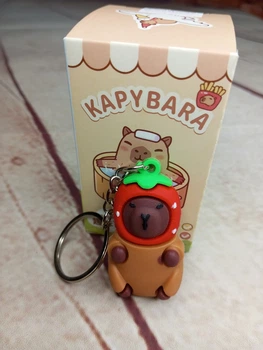 Брелок Капибара брелок игрушка фигурка Капибара подвеска на рюкзак сумку ключи 4,5 см Сapybara keychain №20
