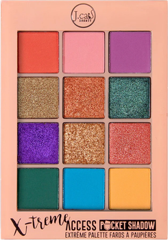 Палетка тіней для очей J.Cat Beauty X-Treme Access Pocket Shadow 103 Pops of Paparazzi 10 г (648260422158)