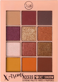Палетка тіней для очей J.Cat Beauty X-Treme Access Pocket Shadow 102 Walk Of Stardom 10 г (648260422141)