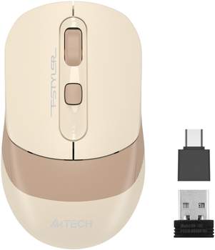Мышь A4-Tech Fstyler FG10CS Air Cafe Latte