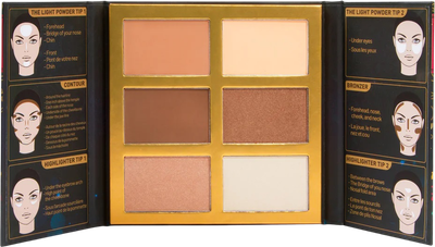 Палетка для контурингу обличчя J.Cat Beauty Symphony Face Obsession 102 Medium/Dark 27.5 г (648260422103)