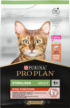 Сухий корм для стерилізованих котів Purina Pro Plan Sterilised Adult 1+ з лососем 1.5 кг