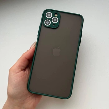 Чохол на iPhone 11 Pro Max Матовий зелений