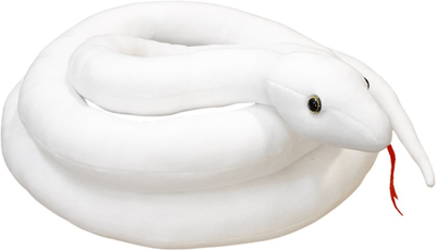 Maskotka Lean Toys Wąż Biały 110 cm 16444 (5905679079546)