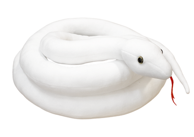 Maskotka Lean Toys Wąż Biały 200 cm 16450 (5905679079607)