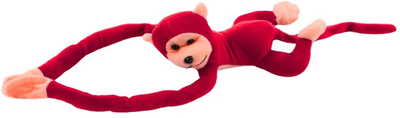 Maskotka Lean Toys Małpka z dźwiękiem Czerwona 60 cm 16808 (5905884451250)
