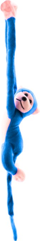 М'яка іграшка Lean Toys Мавпа зі звуком Блакитна 80 см 16815 (5905884451328)