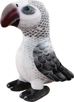 Maskotka Lean Toys Papuga Szara 20 cm 16846 (5905884451632)