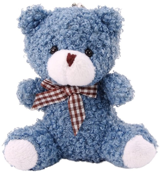 М'яка іграшка-брелок Lean Toys Ведмедик Блакитний 10 см 17472 (5905991003021)
