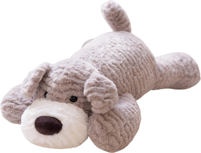 Maskotka-przytulanka Lean Toys Piesek Jasnoszary 30 cm 22156 (5905991045120)