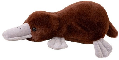 Maskotka-przytulanka Lean Toys Dziobak Brązowy 32 cm 22181 (5905991045373)
