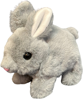 Maskotka-przytulanka Lean Toys Królik Szary 18 cm 22469 (5905991048251)
