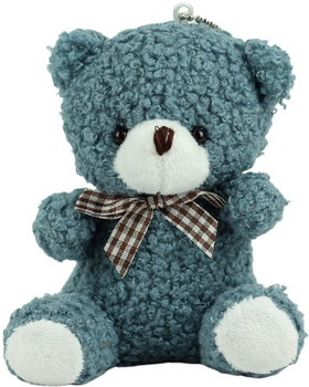 Maskotka-brelok Lean Toys Miś Niebieski 8 cm 22493 (5905991048497)