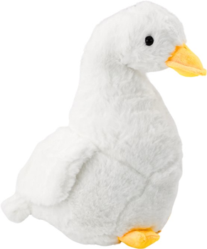 Maskotka-przytulanka Lean Toys Gęś Biały 40 cm 19679 (5905991010548)