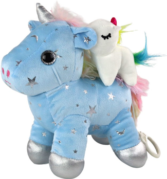 Maskotka muzyczna Lean Toys Jednorożec Niebieski w Gwiazdki 17693 (5905991005438)
