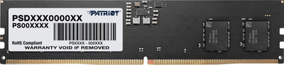 Оперативна пам'ять Patriot UDIMM DDR5-5600 8192MB PC5-44800 (7D5856CC70K00200PT)