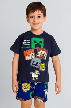 Комплект (футболка, шорти) 98/104 см Разноцвет Minecraft TRW2706251