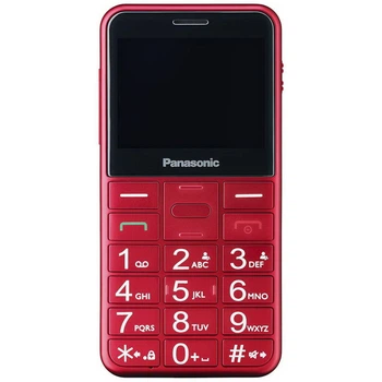 Мобільний телефон PANASONIC 0.3Мп Dual SIM 1400мА·год Red (KX-TU155EXRN)
